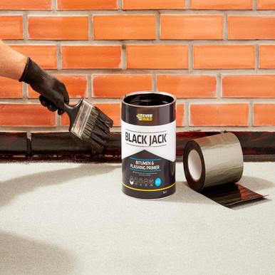 Further photograph of Everbuild Black Jack 902 Bitumen and Flashing Primer, Black, 5 Litre