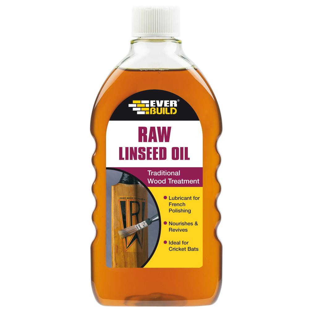 Photograph of Everbuild Raw Linseed Oil, 500 ml