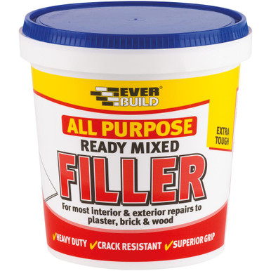 Everbuild All Purpose Ready Mixed Filler, White, 1 kg product image