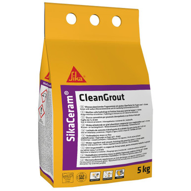 Sika SikaCeram Clean Grout Floor and Wall Tile Grout, Anthracite, 5 kg product image