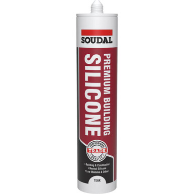 Soudal Premium Building Silicone, Teak product image