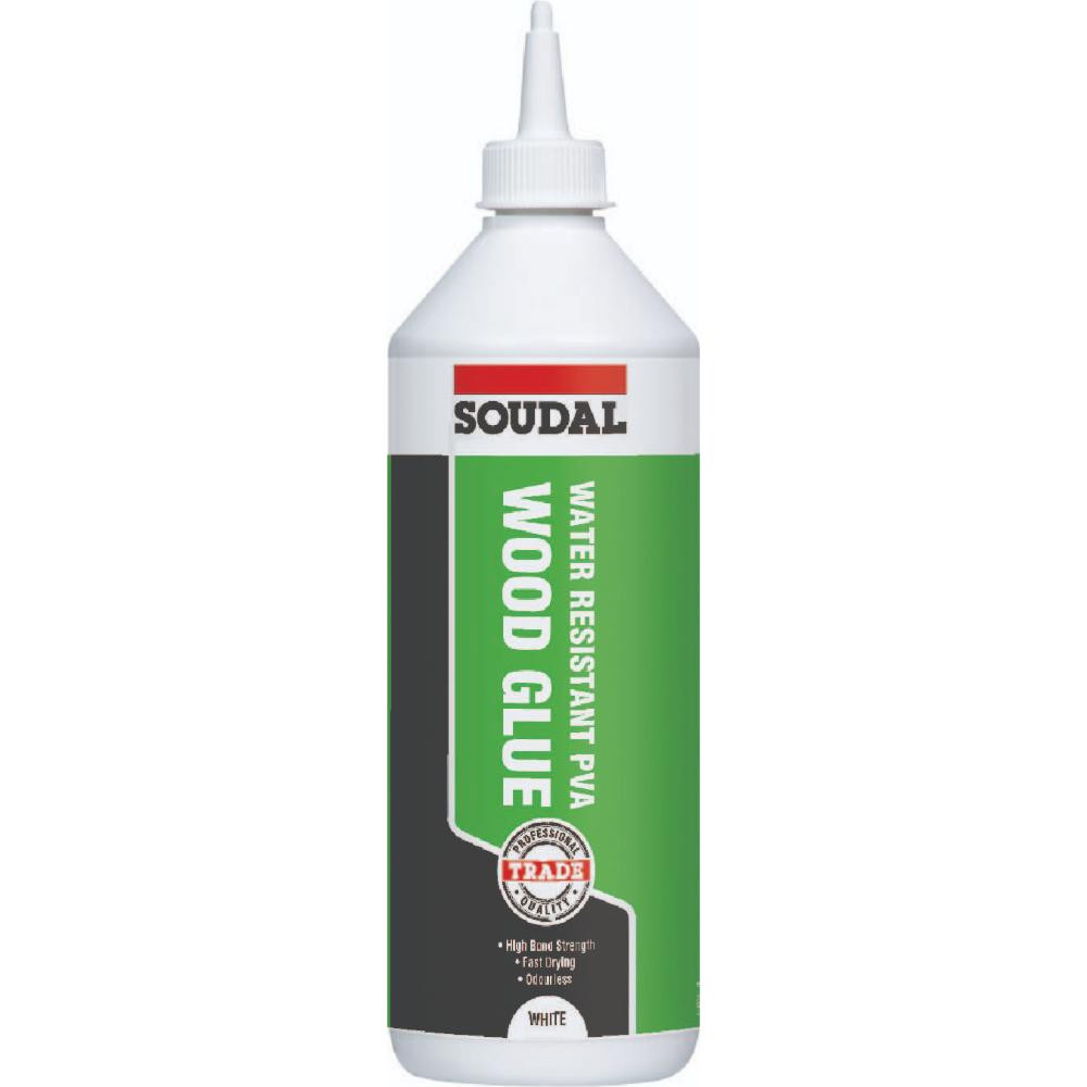 Photograph of SOUDAL WATER RESISTANT D3 WOOD ADHESIVE 1L