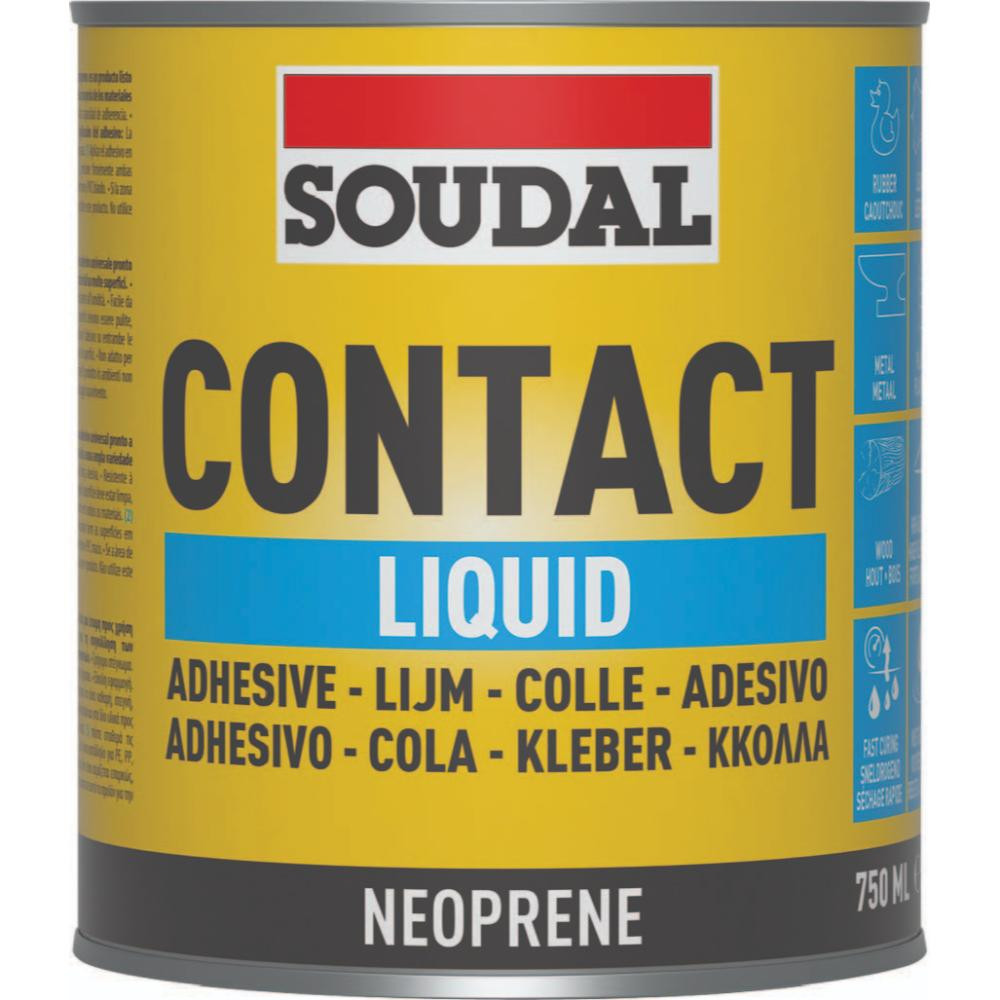 Photograph of SOUDAL CONTACT ADHESIVE LIQUID YELLOW