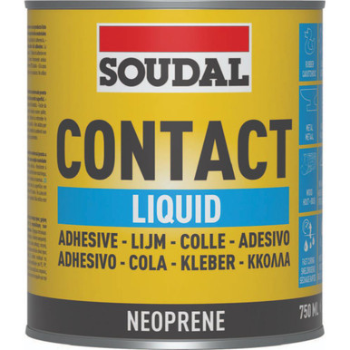 SOUDAL CONTACT ADHESIVE LIQUID YELLOW product image