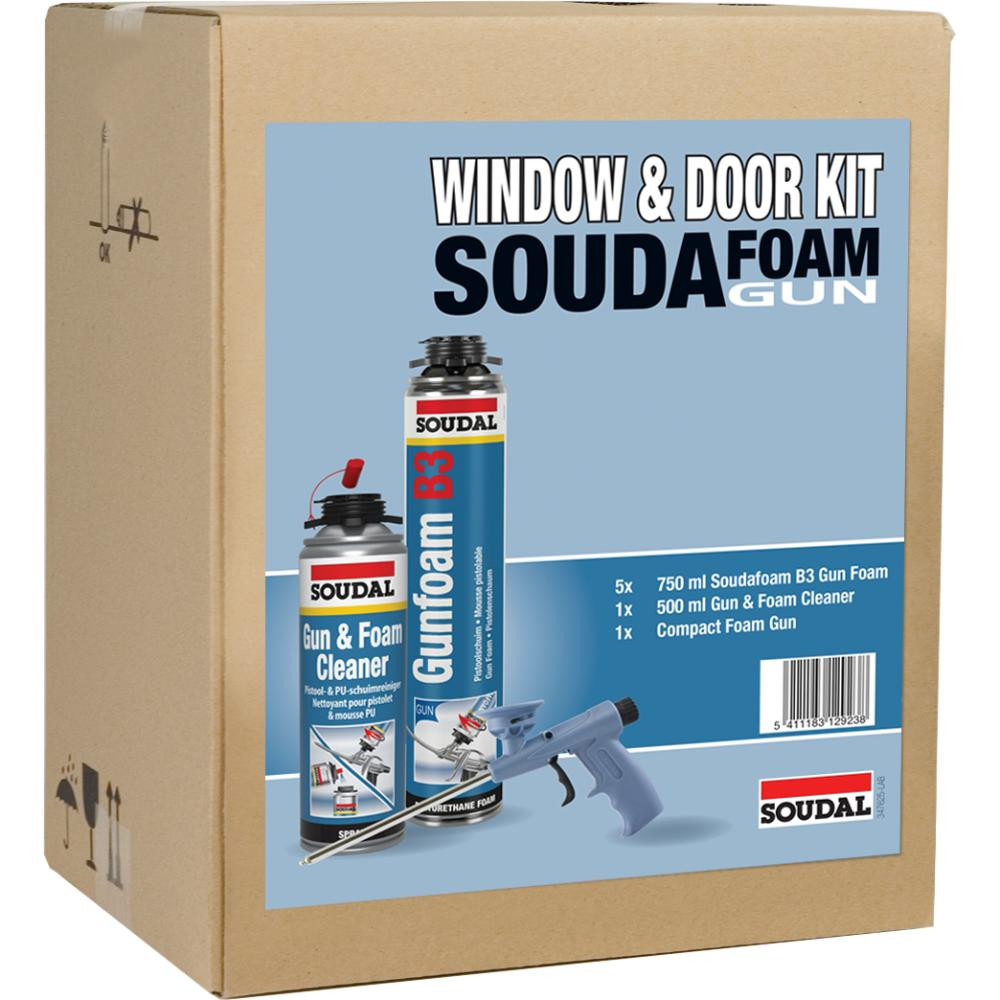 MOUSSE POLYURÉTHANE GUN 750 ML SOUDAL