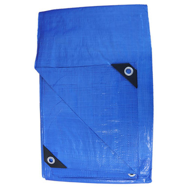 Further photograph of SOUDAL TARPAULIN - HEAVY DUTY - BLUE/WHITE - 9FT x 12FT