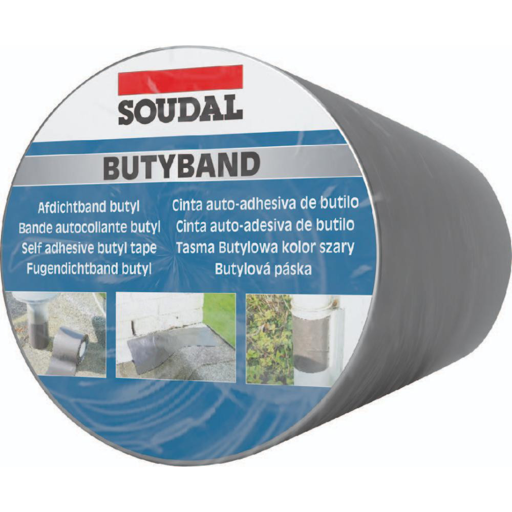 Photograph of SOUDAL BUTYBAND BUTYL FLASHING TAPE 225MM