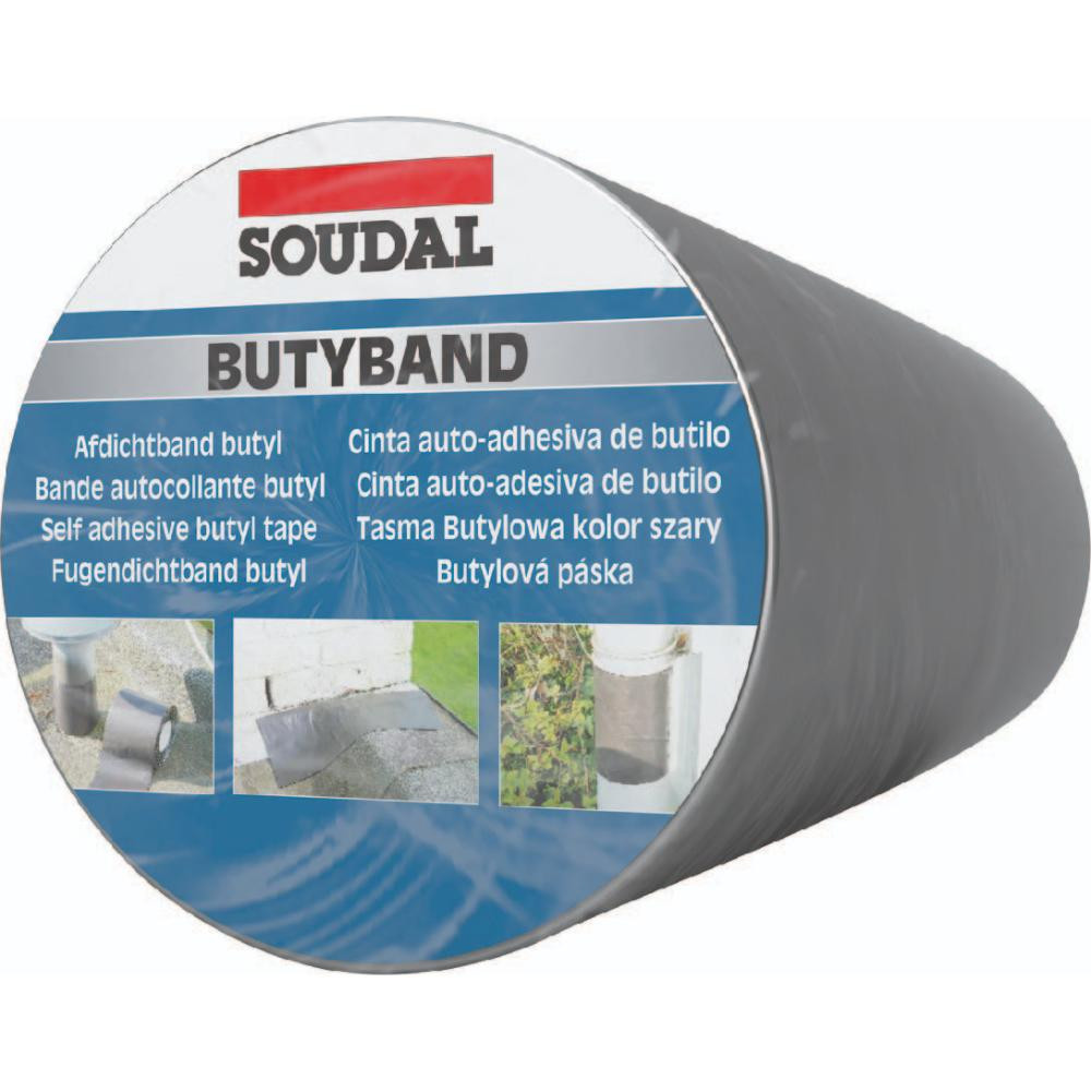 Photograph of SOUDAL BUTYBAND BUTYL FLASHING TAPE 300MM