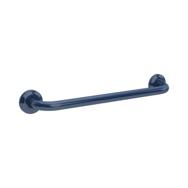 Further photograph of Grab Rail Mild Steel 35x300 Blue RAL5011 Concealed Fixings