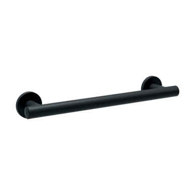 Further photograph of Yardley Grab rail 35mm SS 600mm Matt Black Concealed Fixings