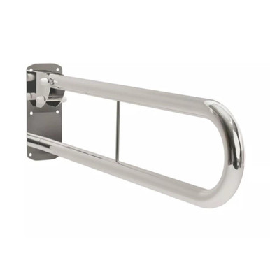 Hinge Rail Stainless Steel Double 760 Sateen Polish