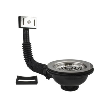 Basket Strainer Waste, 1.1/2", With Square Overflow product image