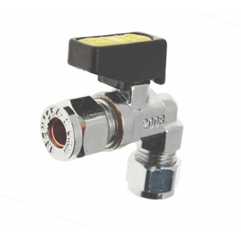Photograph of 10Mm Angle Mini Lever  Gas Valve 351637