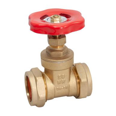 EMBRASS PEERLESS Gate Valve C x C - Brass 28mm product image