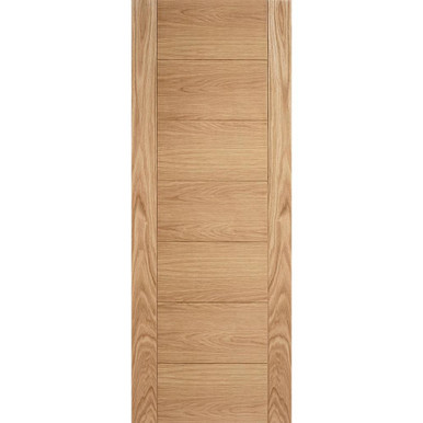 Further photograph of Carini Oak Prefinished 7 Panel Internal Door 1981mm x 838mm x 35mm