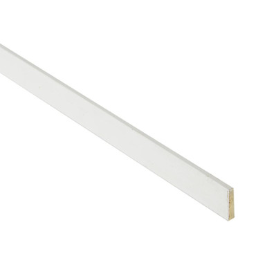 White Unfinished Fire Only Intumescent Strip 2100mm x 15mm x 4mm