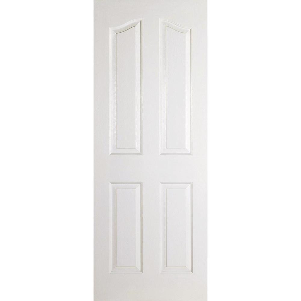 Photograph of 2040 x 726 x 40mm MAYFAIR 4P SHAPED TOP WHITE MOULDED Door