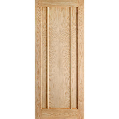 Further photograph of Lincoln Oak Prefinished 3 Panel Internal Door 2040mm x 726mm x 40mm