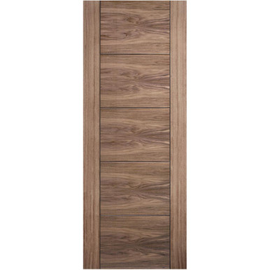 Vancouver Walnut Prefinished 5 Panel Internal Door 2040mm x 826mm x 40mm product image