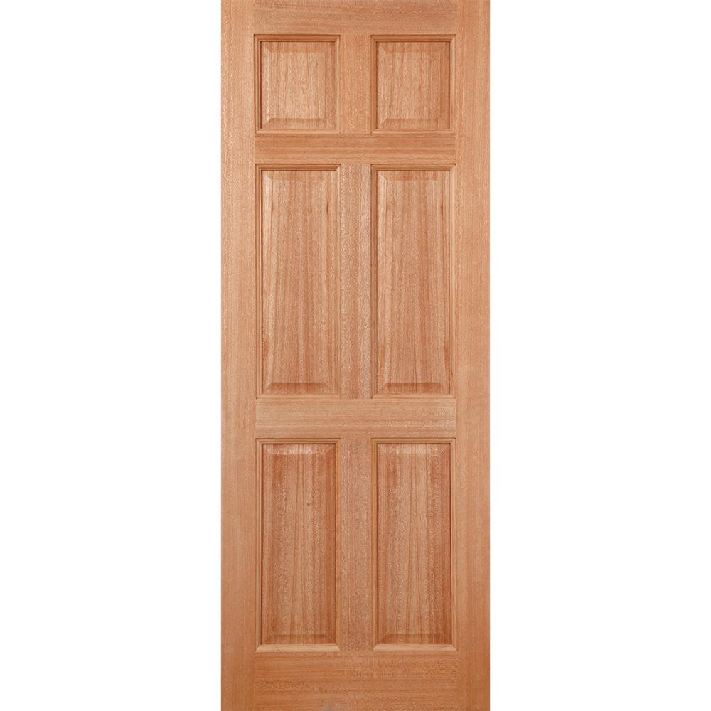 Photograph of 2058 x 838 x 44mm M&T COLONIAL 6P HARDWOOD EXTERNAL Door