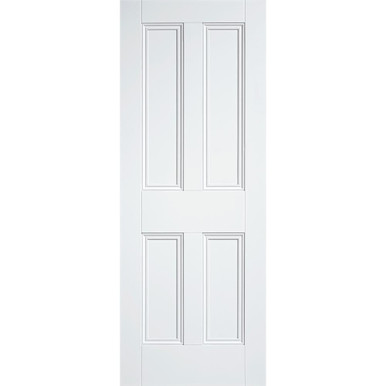 Further photograph of Nostalgia White Primed 4 Panel Internal Door 1981mm x 762mm x 35mm