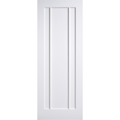 Further photograph of Lincoln White Primed 3 Panel Internal Door 2040mm x 726mm x 40mm