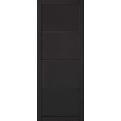 Chelsea Black Primed 4 Panel Internal Door 1981mm x 686mm x 35mm product image