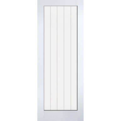 Textured White Primed 1 Light Glazed Internal Door 1981mm x 762mm x 35mm