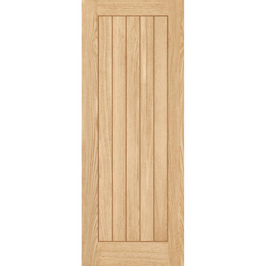 Belize Oak Prefinished Vertical 5 Panel Internal Door 2040mm x 726mm x 40mm