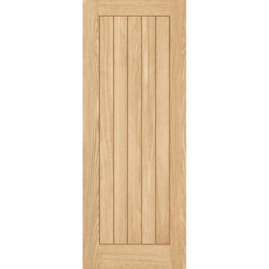 Belize Oak Prefinished Vertical 5 Panel Internal Door 2040mm x 726mm x 40mm product image