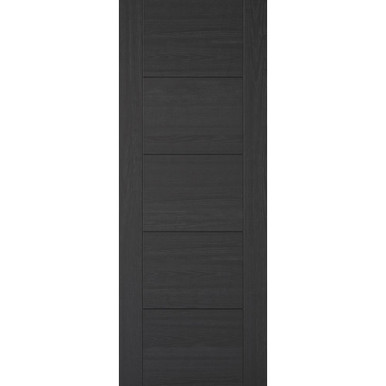 Vancouver Charcoal Black Prefinished 5 Panel Internal Door 2040mm x 826mm x 40mm product image