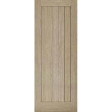Belize Light Grey Prefinished Vertical 5 Panel Internal Door 1981mm x 533mm x 35mm product image