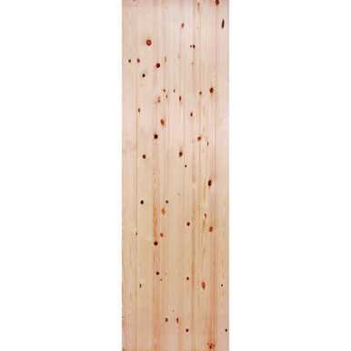 Further photograph of Redwood Unfinished Ledged and Braced External Door 2032mm x 813mm x 38mm