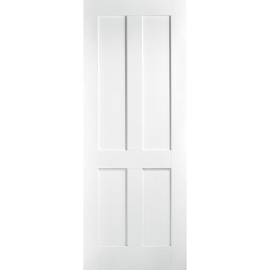 London White Primed 4 Panel Internal Door 2040mm x 626mm x 40mm product image