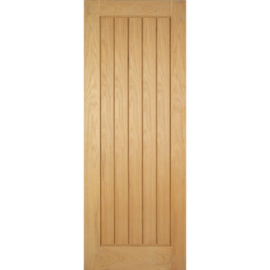 Mexicano Oak Unfinished Vertical 5 Panel Internal FD30 Fire Door 2040mm x 926mm x 44mm product image