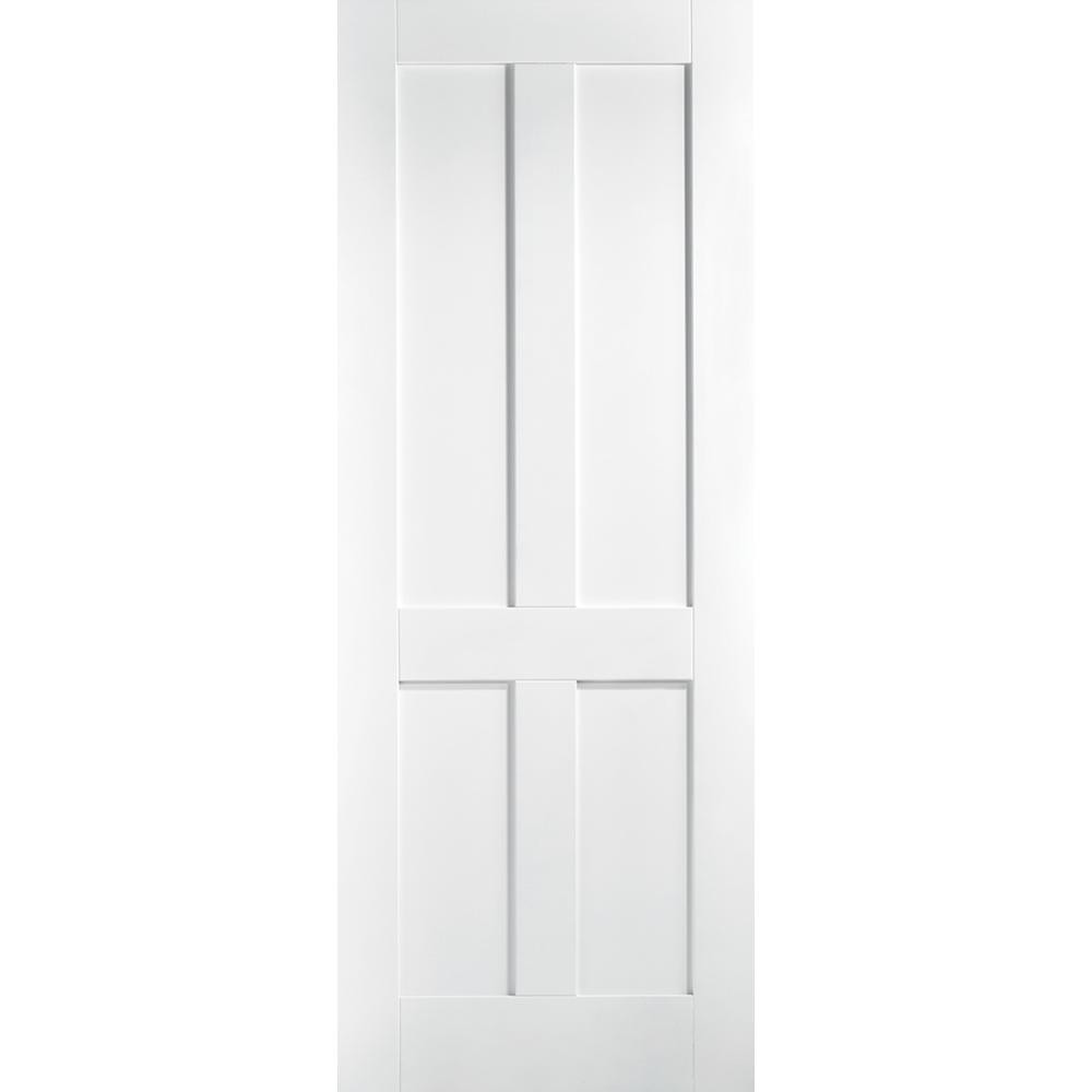 Photograph of London White Primed 4 Panel Internal Door 1981mm x 762mm x 35mm