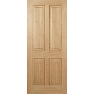 Regency Oak Unfinished 2 Panel Internal Door 1981mm x 457mm x 35mm