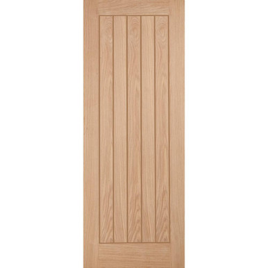 Belize Oak Unfinished Vertical 5 Panel Internal FD30 Fire Door 1981mm x 762mm x 44mm product image