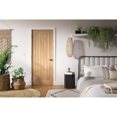 Further photograph of 1981 X 762 X 35mm Oak Belize Door