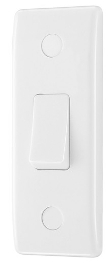 Further photograph of WHITE NEXUS 10AX 1GANG 2WAY ARCHITRAVE SWITCH