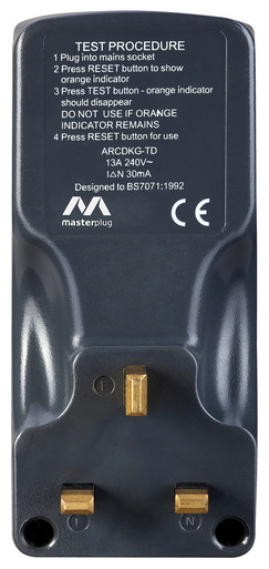 Further photograph of RCD SAFETY ADAPTOR ARCDKG-MP