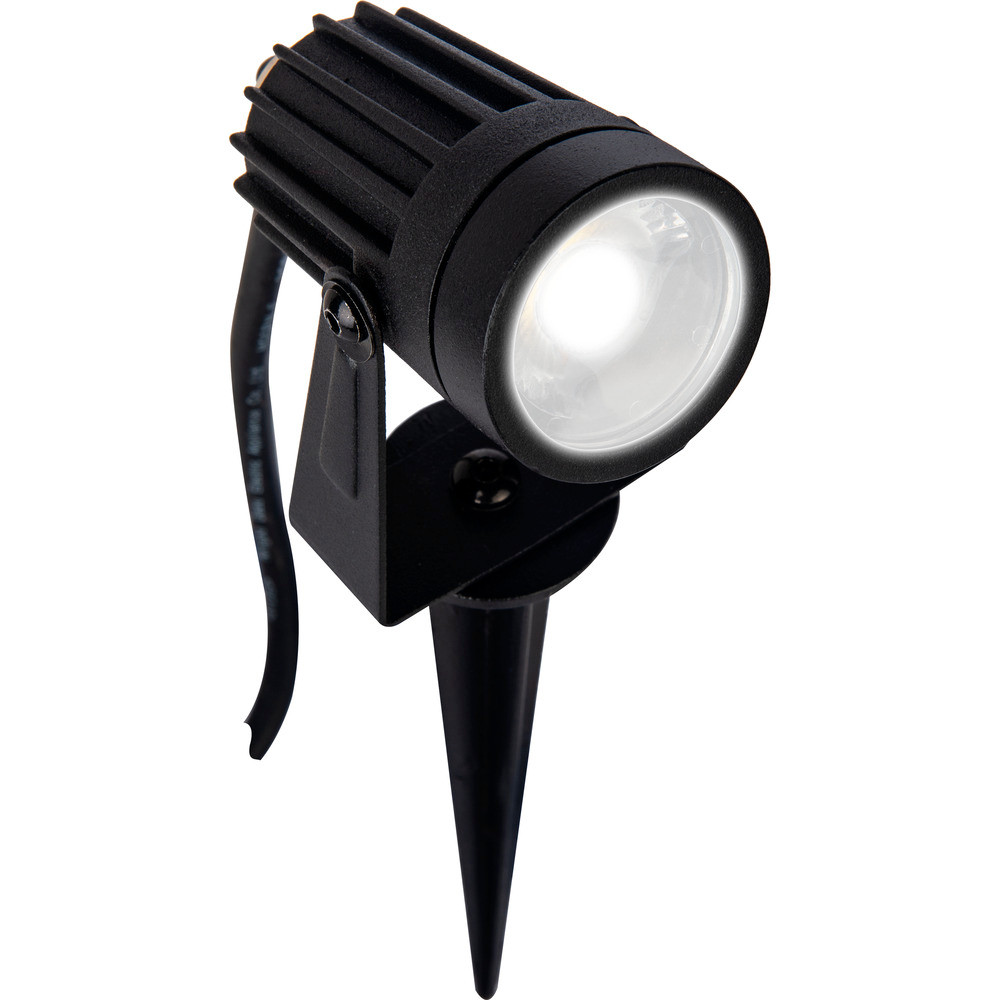 Photograph of INTEGRATED ADJUSTABLE SINGLE WALL LIGHT 360LM IP65 BLACK