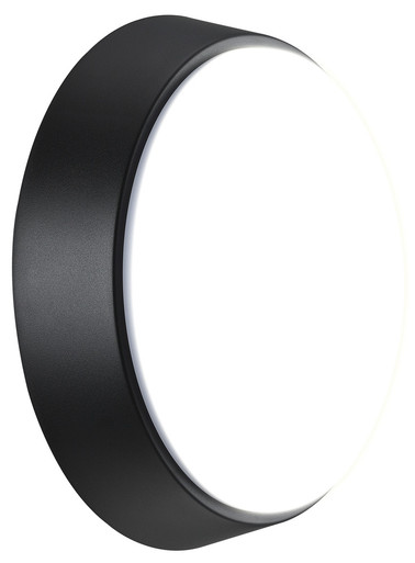 Further photograph of ECO ROUND BULKHEAD IP54 C/W BLACK & WHITE TRIM