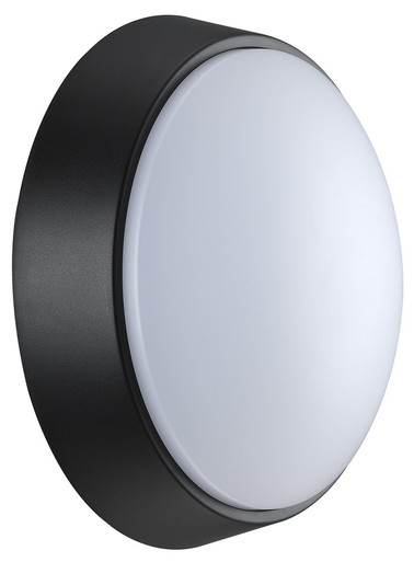 Further photograph of ECO ROUND BULKHEAD IP54 C/W BLACK & WHITE TRIM