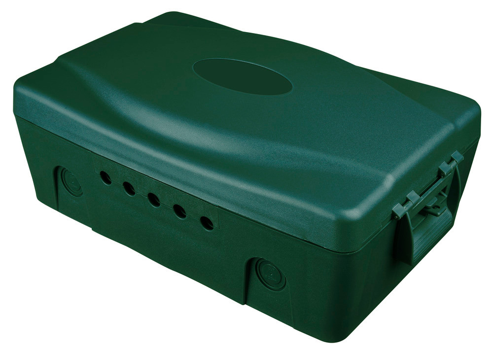 Photograph of MASTERPLUG WEATHERPROOF BOX IP54 GREEN