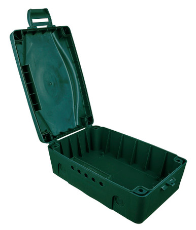 Further photograph of MASTERPLUG WEATHERPROOF BOX IP54 GREEN