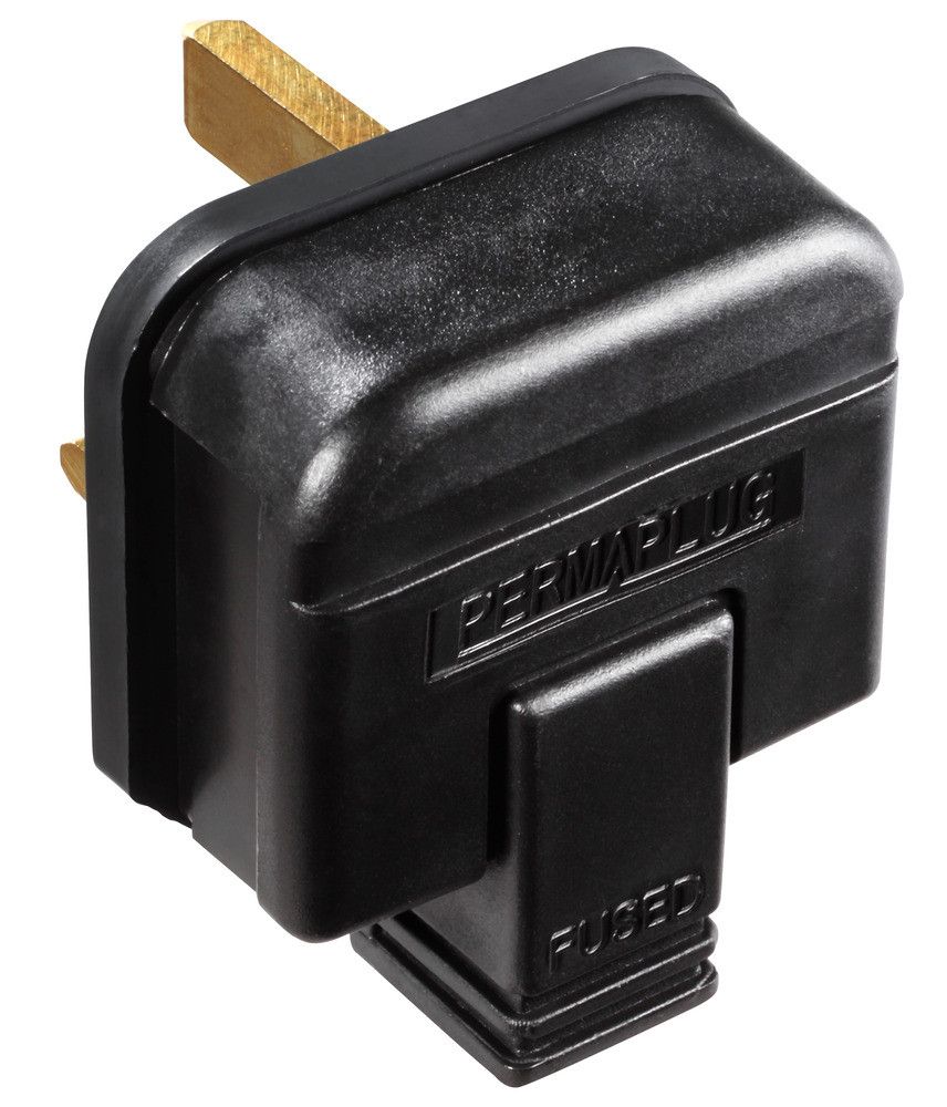 Photograph of NEXUS BK 13A HEAVY DUTY PLUG BLK