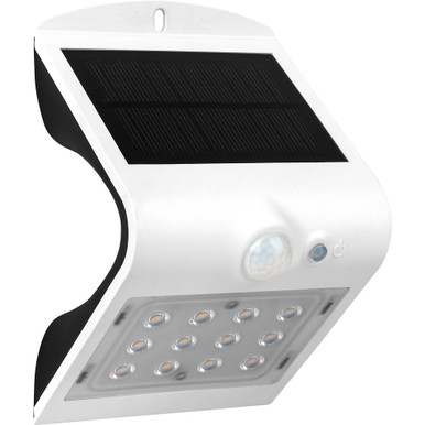 Further photograph of SOLAR GUARDIAN PIR WALL LIGHT WHITE IP65