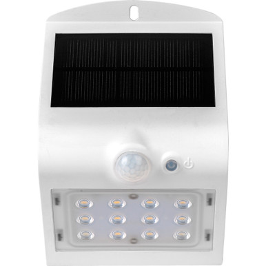 Further photograph of SOLAR GUARDIAN PIR WALL LIGHT WHITE IP65