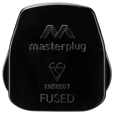 Further photograph of 13A PLUG 13A FUSED BLACK PLUG